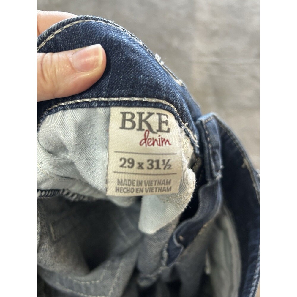 BKE Women's Payton Jeans Mid-Rise, Straight Leg, Denim Size 28 Regular - Picture 7 of 11
